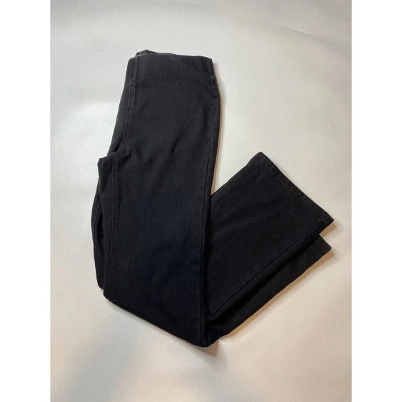 Soft Surroundings Black Ultimate Bootcut Denim Pull On Jeans Size S - Picture 1 of 7
